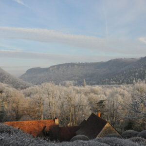 Givre jardins de l'Albarède 2015